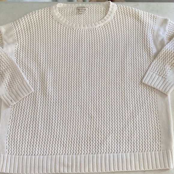J. Crew Sweaters - J. Crew Cream Crewneck Knit Sweater